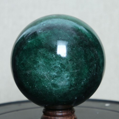 B6334-1317gNatural Green Strawberry Quartz Crystal Ball Polished Sphere Specimen - Picture 5 of 12