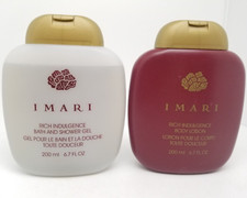Vintage Avon 2 Piece Lot Imari Rich Indulgence Body Lotion Bath and Shower Gel