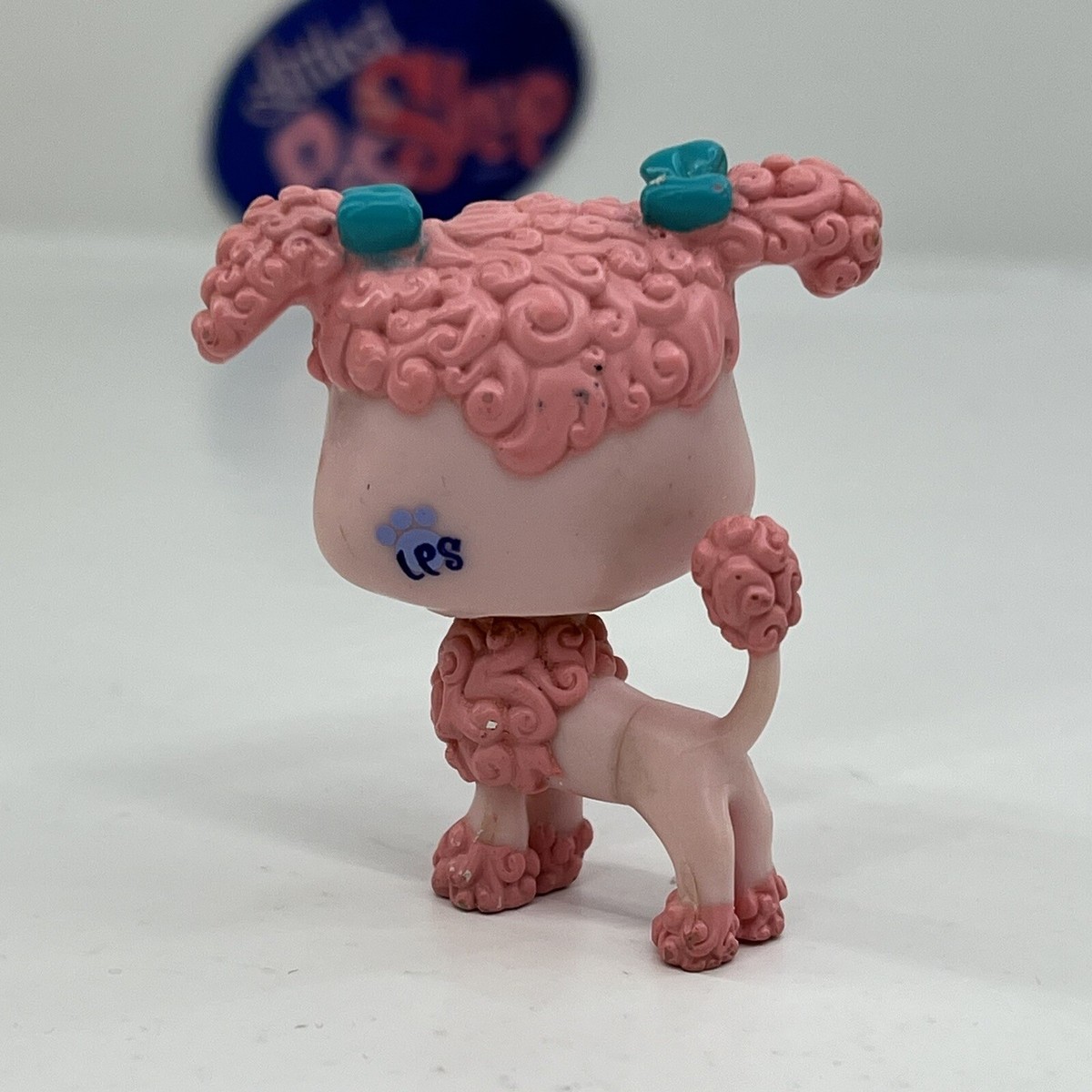 POODLE DOG #1956 - Authentic Littlest Pet Shop - Hasbro LPS