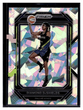 2023 Panini WNBA Prizm #119 Diamond DeShields Cracked Ice Prizm!  Dallas Wings!