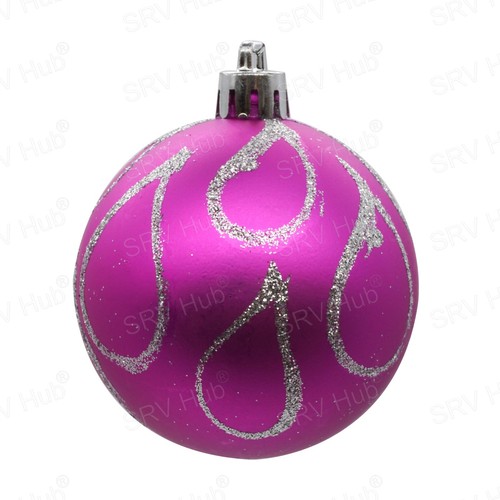 Multicoloured Hanging Christmas Baubles, Tree Decoration Ornaments, Xmas Balls - Picture 16 of 49