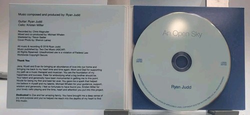 Ryan Judd - An Open Sky (CD/2018) Singer-Songwriter Entspannung - Bild 3 von 3