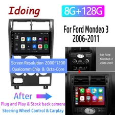 For 2000-2006 Ford Mondeo Apple Carplay Android Auto Car Radio Stereo GPS