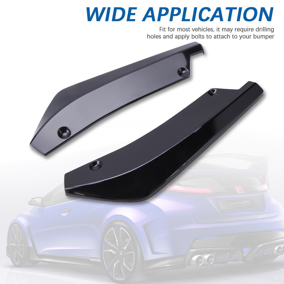 For Honda Accord 2018+ Car Rear Bumper Corner Lip Splitter Diffuser