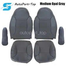 For FORD Bronco 1992 1993 1994 1995 1996 Front Both Side Leather Seat Cover Gray