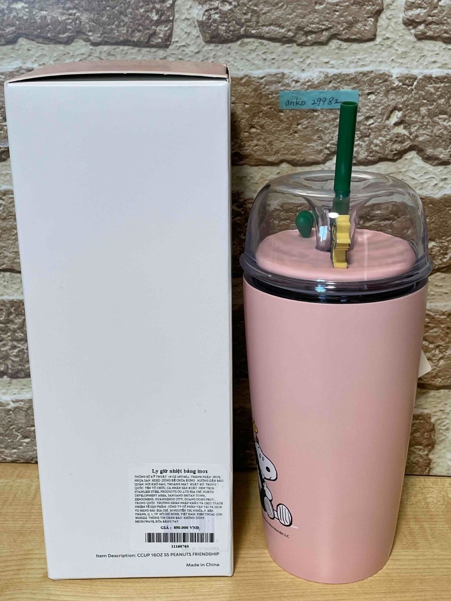 Starbucks Japan Peanuts Snoopy 2025 Stainless Steel Cold Cup