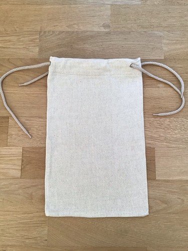 HERMES PARIS GROSSE STOFFTASCHE CANVAS BEIGE LOGO H ORIGINAL DUSTBAG HÜLLE - Bild 3 von 4
