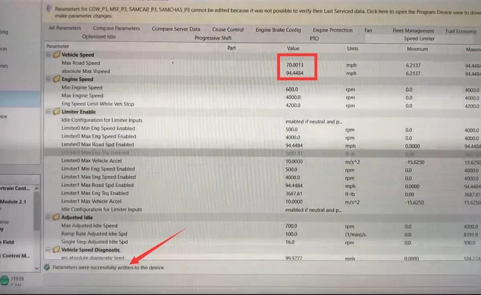 Engine ECU Diagnostic Software Detroit Diesel Coding Programming DDDL..DD13 DD16 - Image 3 of 4