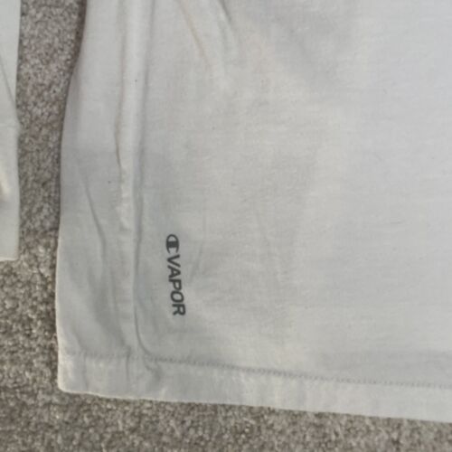 Champion Vapor Cotton White Crew Neck Long Sleeve Layering Tshirt Youth Large - Picture 2 of 9