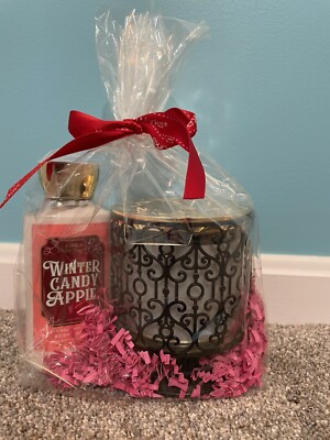 Bath & Body Works キャンドルセット Amazon.com : Bath & Body Works Winter Candy Apple Mini Gift Box
