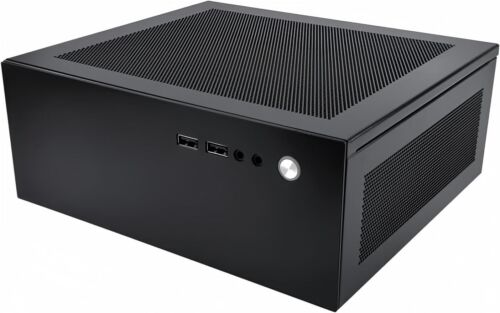 Mini PC Case 4.3L HTPC Chassis 2X USB 3.0 Fits Flex Power Supply ITX Motherboard