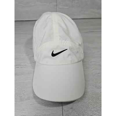 Vintage Nike Golf Hat Lightweight Panel Tailwind White Adjustable