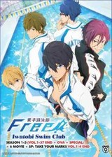 Free Iwatobi Swim Club Complete Collector Boxset Season 1-3  6 Mov Anime DVD