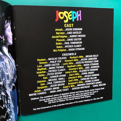 JOSEPH & The AMAZING TECHNICOLOR DREAMCOAT CD Jason Donovan