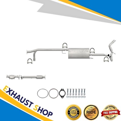 RightFront&RearCat+Muffler+TailpipeFor2007-2019Frontier4LCrewCab73.3''Bed139.9''WB