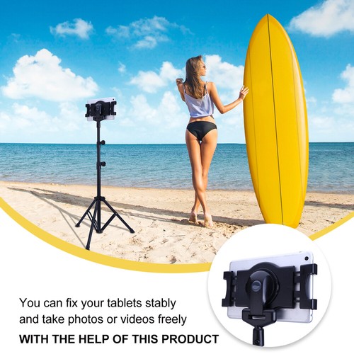 Support de trépied pour tablette rotatif universel Support de montage au sol - Photo 4/12