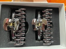 TOCESS Big Hair Claw Clips in Rose Gold, Graphite Black, and Pure Silver -4-Pack