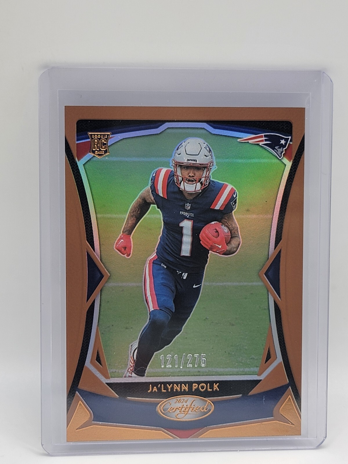 2024 Panini Certified - Rookies Bronze Mirror #128 Ja'Lynn Polk /275 (RC)