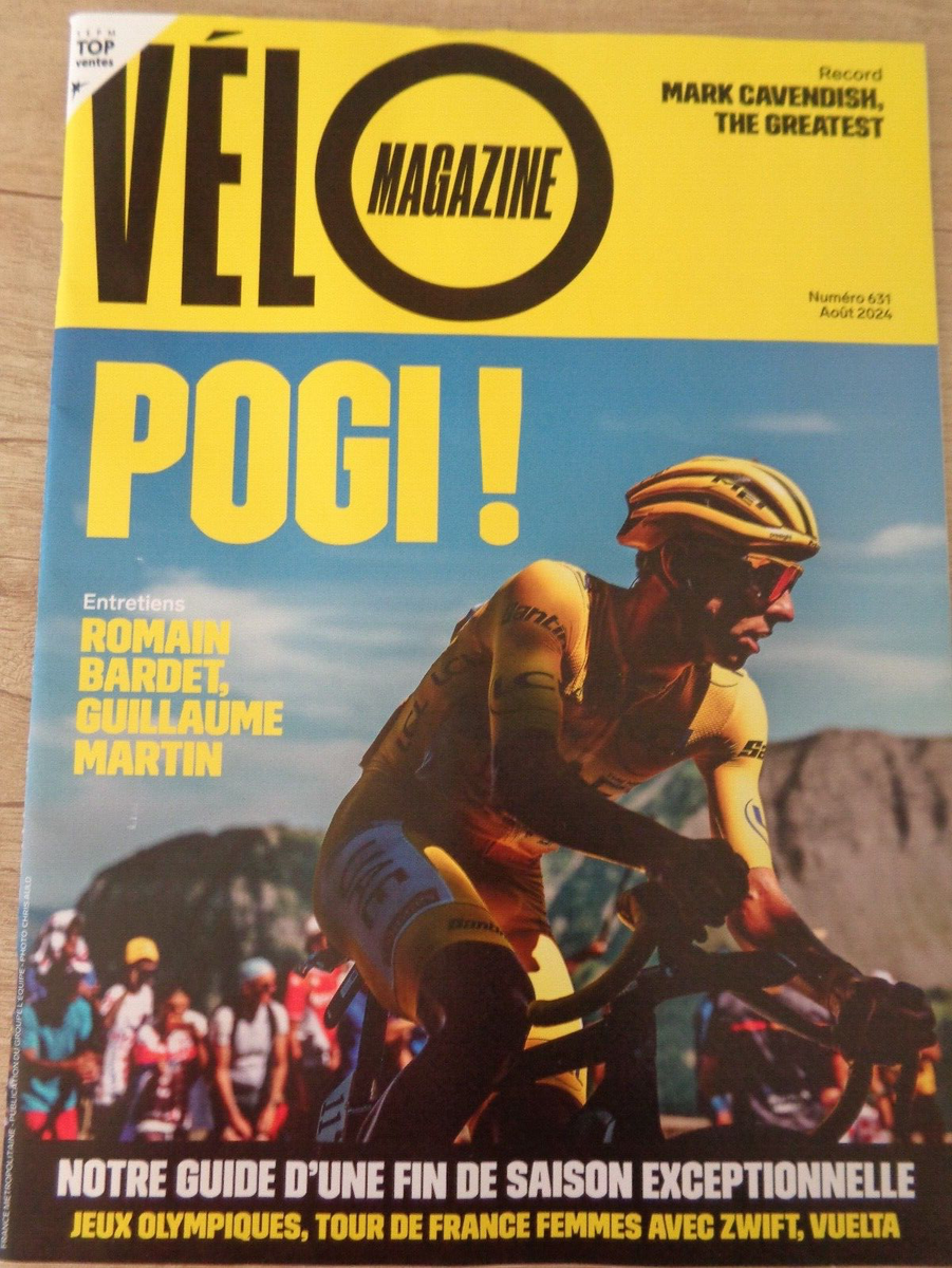 💥Vélo magazine Tour de France Pogi -Tadej Pogacar Bardet