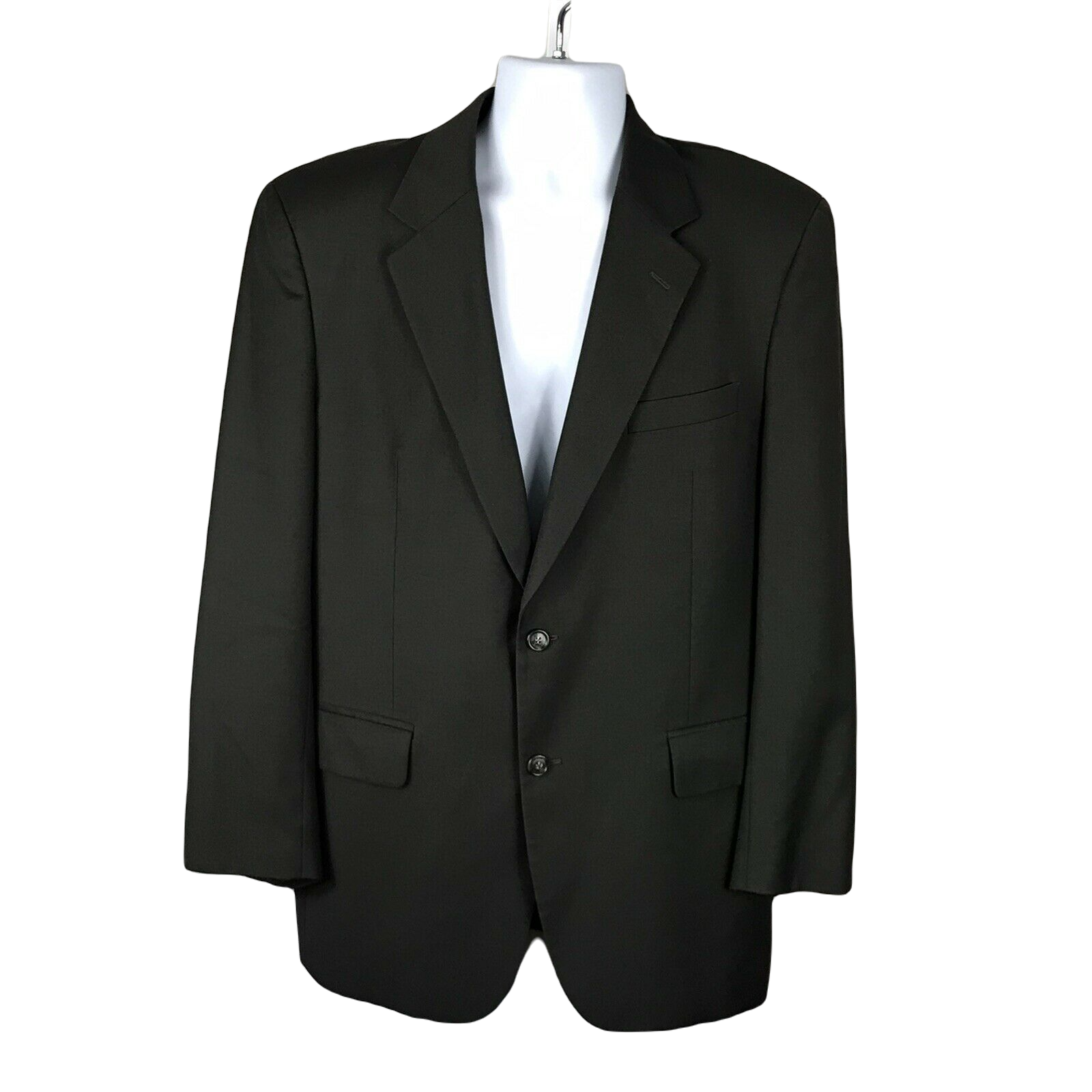 Jos. A Bank Green 2 Button Wool Blazer Jacket Sz 42R ~ Lined  ~ Single Vented