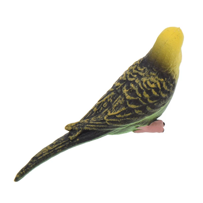 Realista Mascota Artificial Loro Pájaro Encaramado Figura Patio Jardín Hogar Adorno Foto 4 de 4