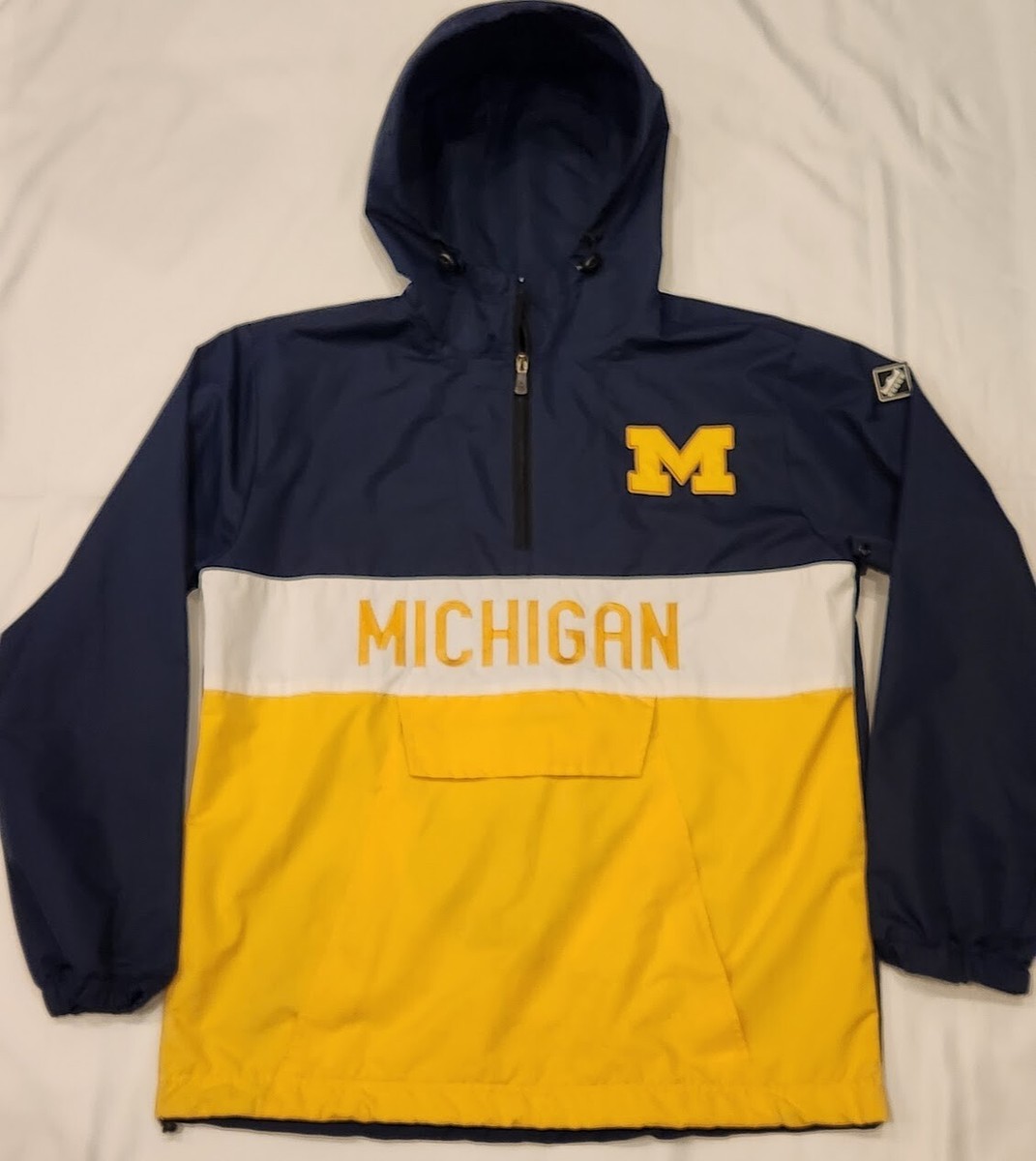 Franchise NCAA Michigan Wolverines Alpha Anorak Lightweight Jacket