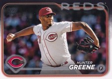 HUNTER GREENE TOPPS JAPAN BASE CINCINNATI REDS #107 2024 24