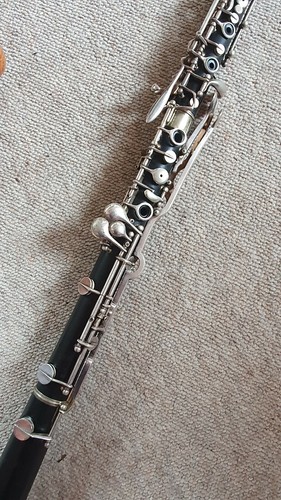 Schöne Oboe mit Klappe am Becher "G. Mollenhauer Cassel" - Bild 5 von 11