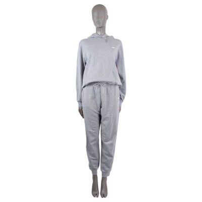 【関税込・国内発送】CELINE Triomphe Hoodie Celine Triomphe Zip-Up Long-Sleeved Hoodie in Gray for Men