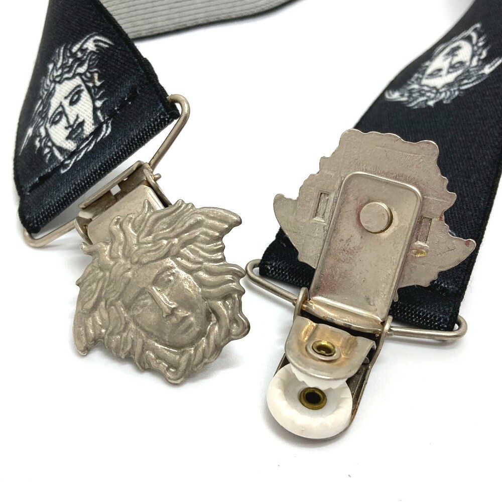 小物 versace vintage suspender VERSACE Medusa Suspenders trousers hanging fashion