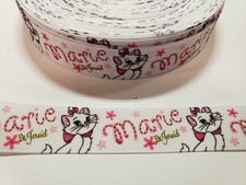 5 Yards 7/8" marie cat Grosgrain Ribbon Hair Bow Supplies.
