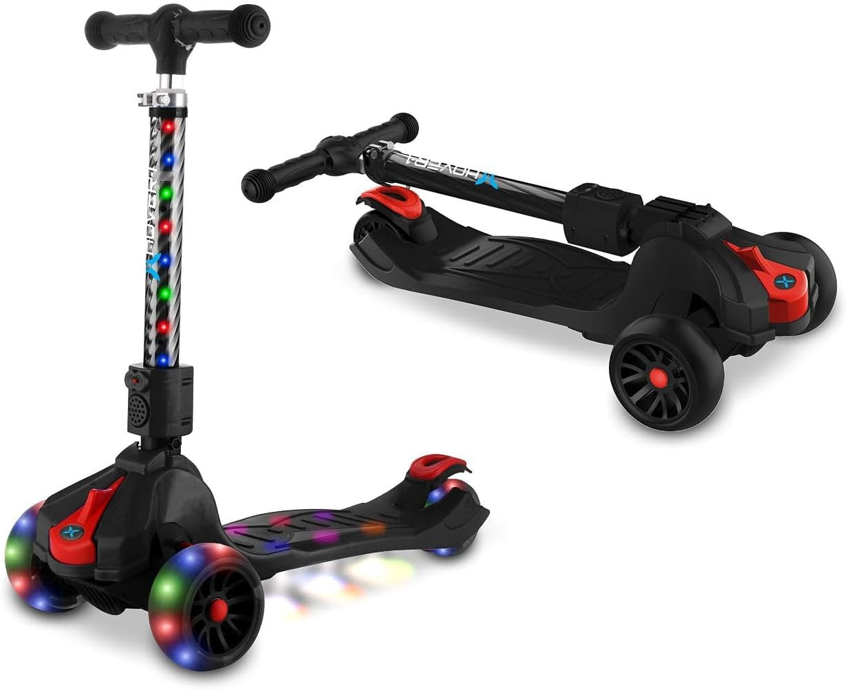 Ziggy Folding Kick Scooter for Kids (5+ Year Old) | Features Lean-To-Turn Axle, 