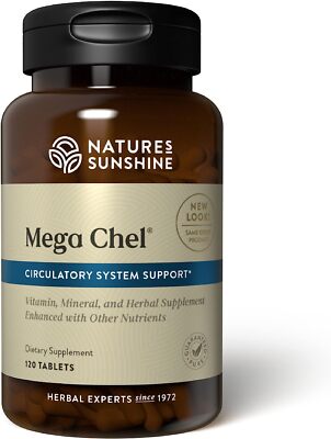 Sunshine Mega-Chel, 120 Tablets, Antioxidants, Herbs, Vitamins & Amino Acids