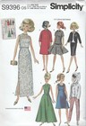 Simplicity Pattern 9396 Retro Clothes for 11 1/2" Fashion Doll such as Barbie