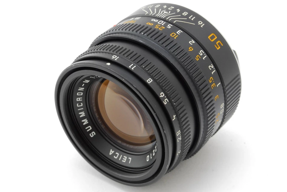 [COMO NUEVO] Lente negra Leica Summicron M 50 mm f/2 3ª versión 3 V3 III E39 de JAPÓN Foto 3 de 4