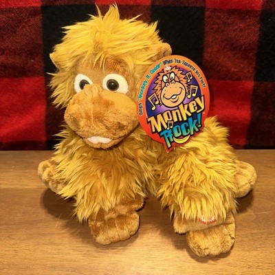 NEW Beverly Hills Teddy Bear Company Monkey Rock Animated Singing Plush 2004 