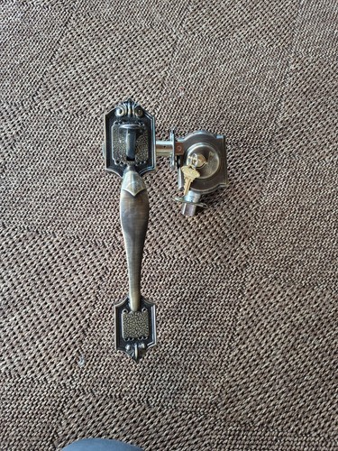 Schlage Maximum Security Entry Door Lock Set Bronze Brass