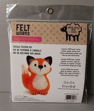 Dimensions Feltworks Fox Needle Felting Kit 72-74043 New In Package