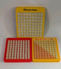 Vintage 1988 Magic Math Machine LOT Multiplication Addition Subtraction