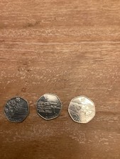 Olympic 50ps Coin Set 3 Piece Collectible Set D