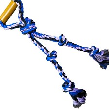Large Dog Rope Toys for Aggressive Chewers Pitbull Tug of War Interactive Hea...