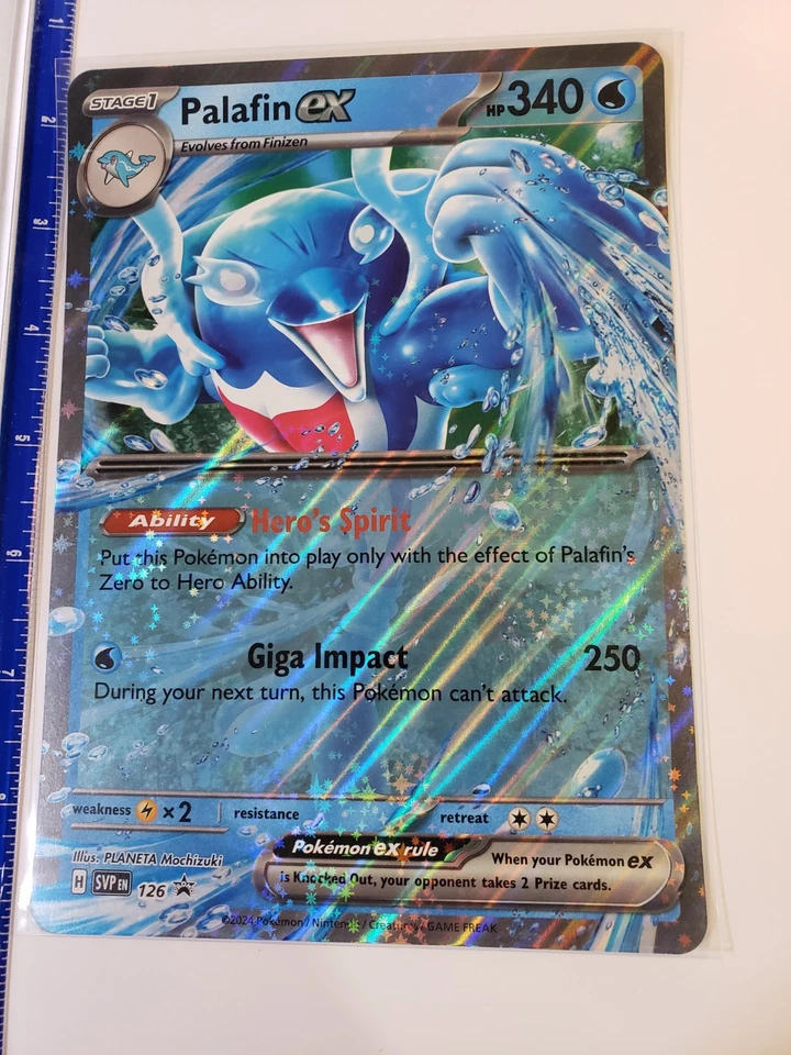 Pokemon Palafin ex 126 Jumbo Cards Holo - Image 3 of 4