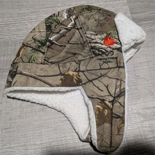 Carhartt Little Bubba Winter Hat Toddler Baby Trapper Sherpa Fleece Cap Camo