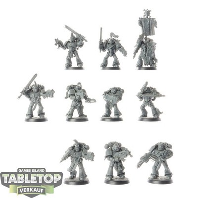 Space Wolves - 10 Grey Hunters - unbemalt