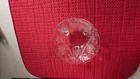 1940's Heisey Waverly Footed Etched Bowl - Orchid - 13"