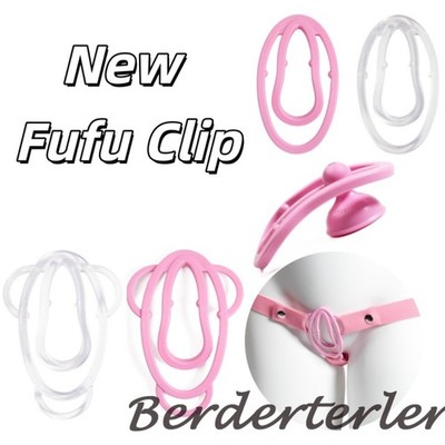 Male Chastity Cage Fufu Clamp Sissy Genitals Concealed BDSM Chastity Device