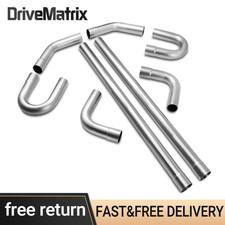 8pcs 2.5od Diy Custom Mild Steel Mandrel Exhaust Tubing Bend Straight Pipe Kits 8pcs 2.5od Diy Custom Mild Steel Mandrel Exhaust Tubing Bend Straight Pipe Kits