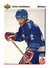 1991-92 Upper Deck French #58b Jeff Hackett