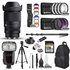 Sigma 16-300mm DC OS Contemporary Lens Sony E -26pc128GB UltimateAccessoryKit