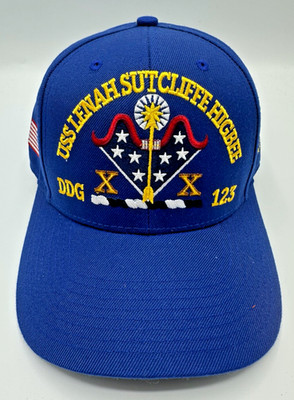 The Corps USS Lenah Sutcliffe Higbee DDG 123 ETT Blue Baseball Cap Hat One Size